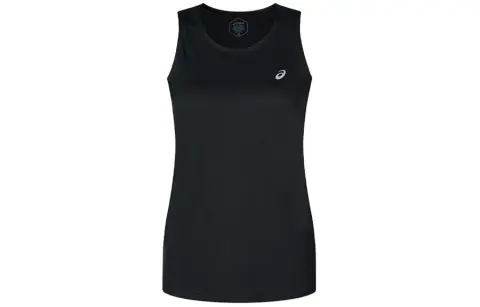 ASICS Sleeveless Sports Shirts Women's Black Other