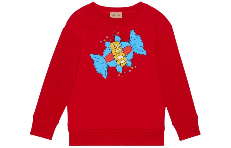 Детская худи Gucci SS24 Logo (красная)