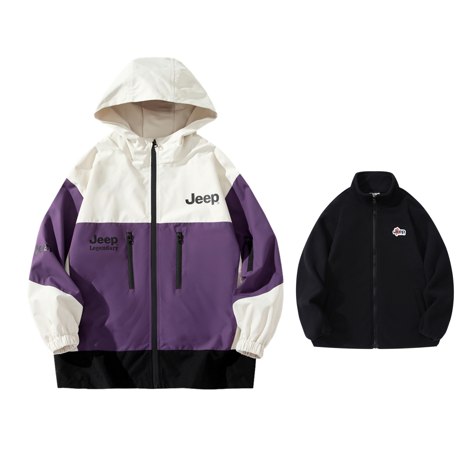 Куртка Jeep 3-in-1 Jacket (сине-зеленая) — фото 37