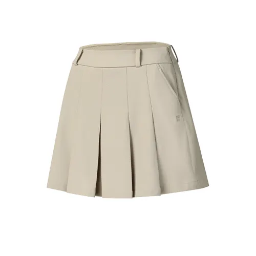 FILA Golf Casual Short Skirts Women's Tobacco Camel