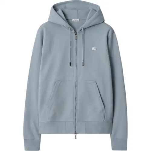 Burberry Knight Stamp cotton zip-up hoodie