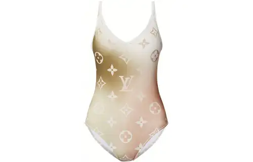 LOUIS VUITTON 1A9X2Q Monogram Gradient Cut-Out One-Piece Swimsuit