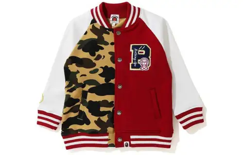 Human head, badge, camouflage baseball children's uniform, children's clothing, with embroidery