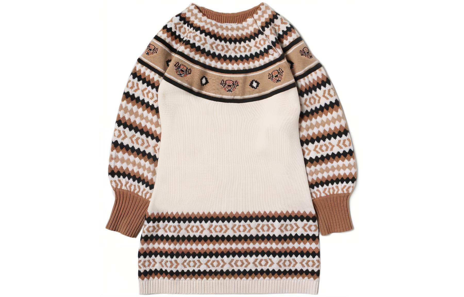 Женское платье Burberry Burberry (хаки)