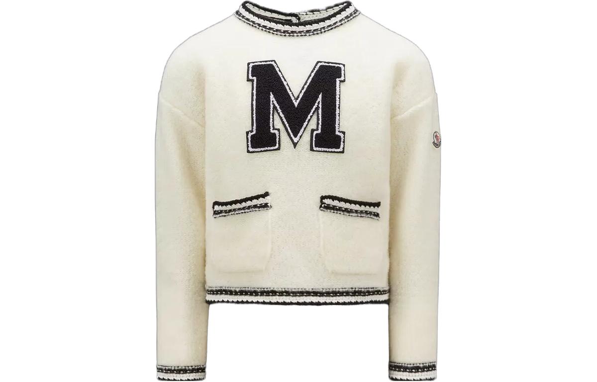Детский свитер Moncler I29549C00001M1175P09 (белый)