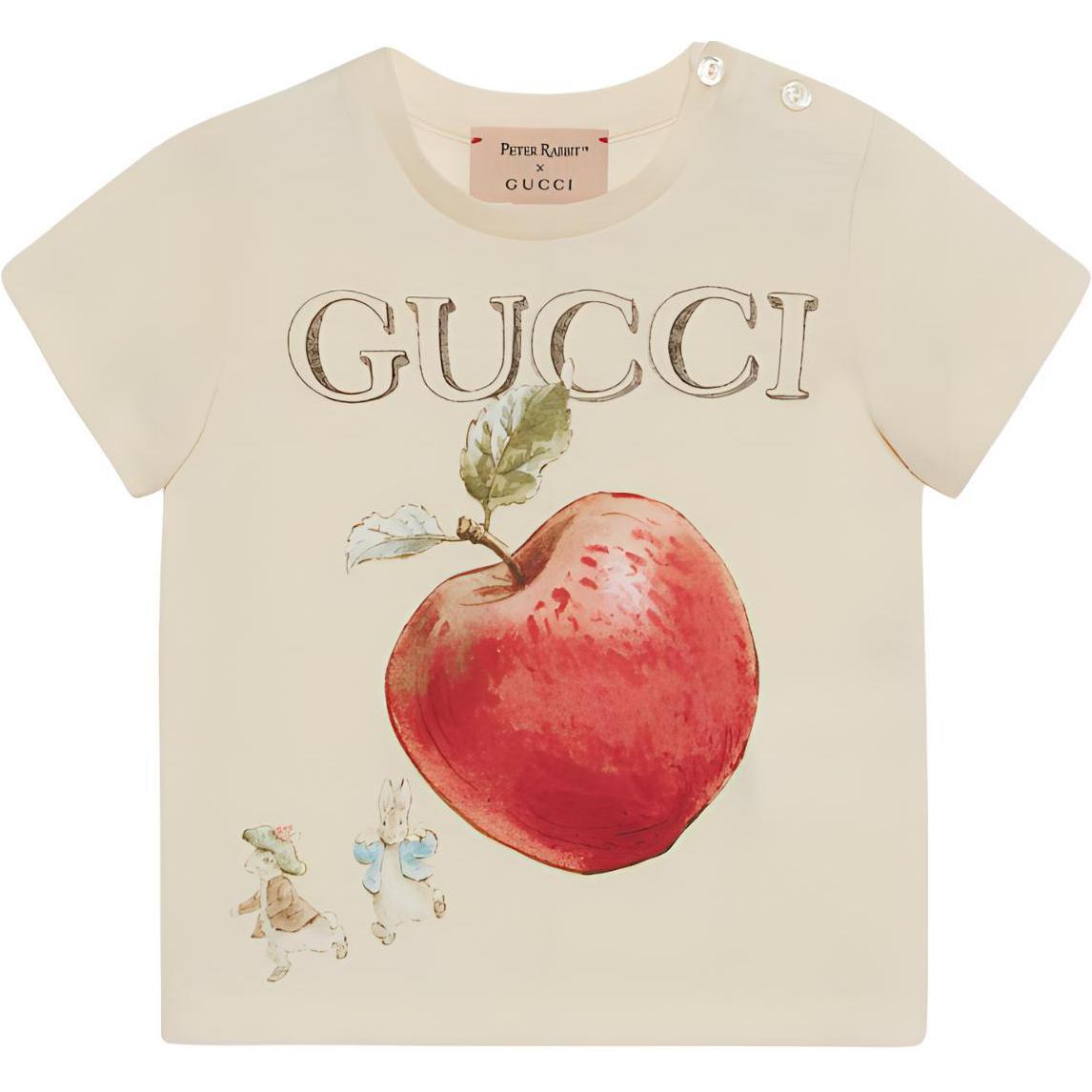 Детская футболка Gucci (молочная)