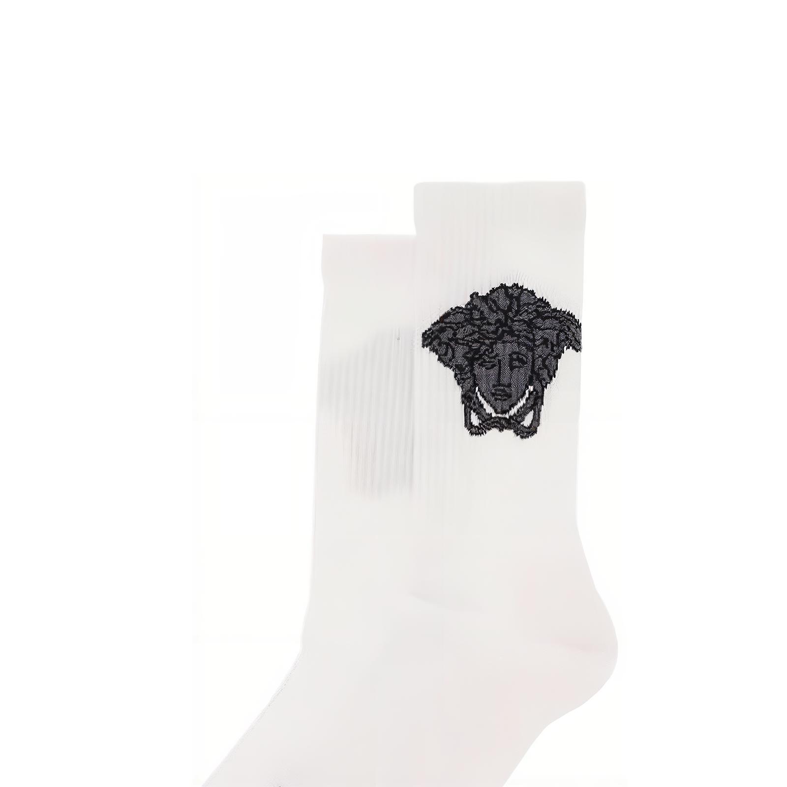VERSACE Medusa Socks ‘White’