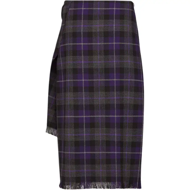 DIOR FW24 Casual Long Skirt Women's Purple