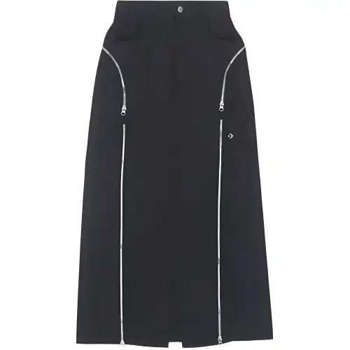 Converse Casual Long Skirt Women's Black