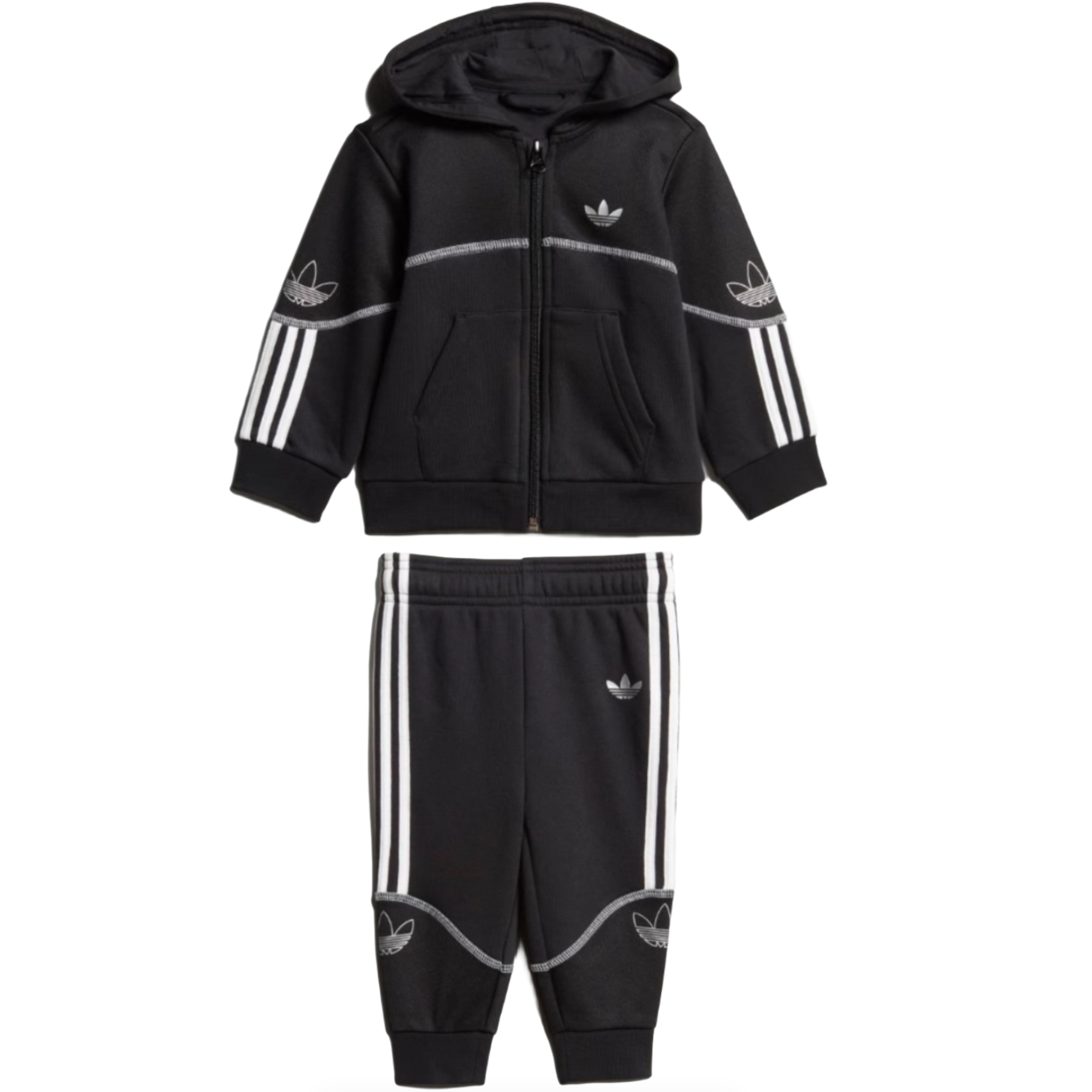 Детский спортивный костюм adidas (черный)