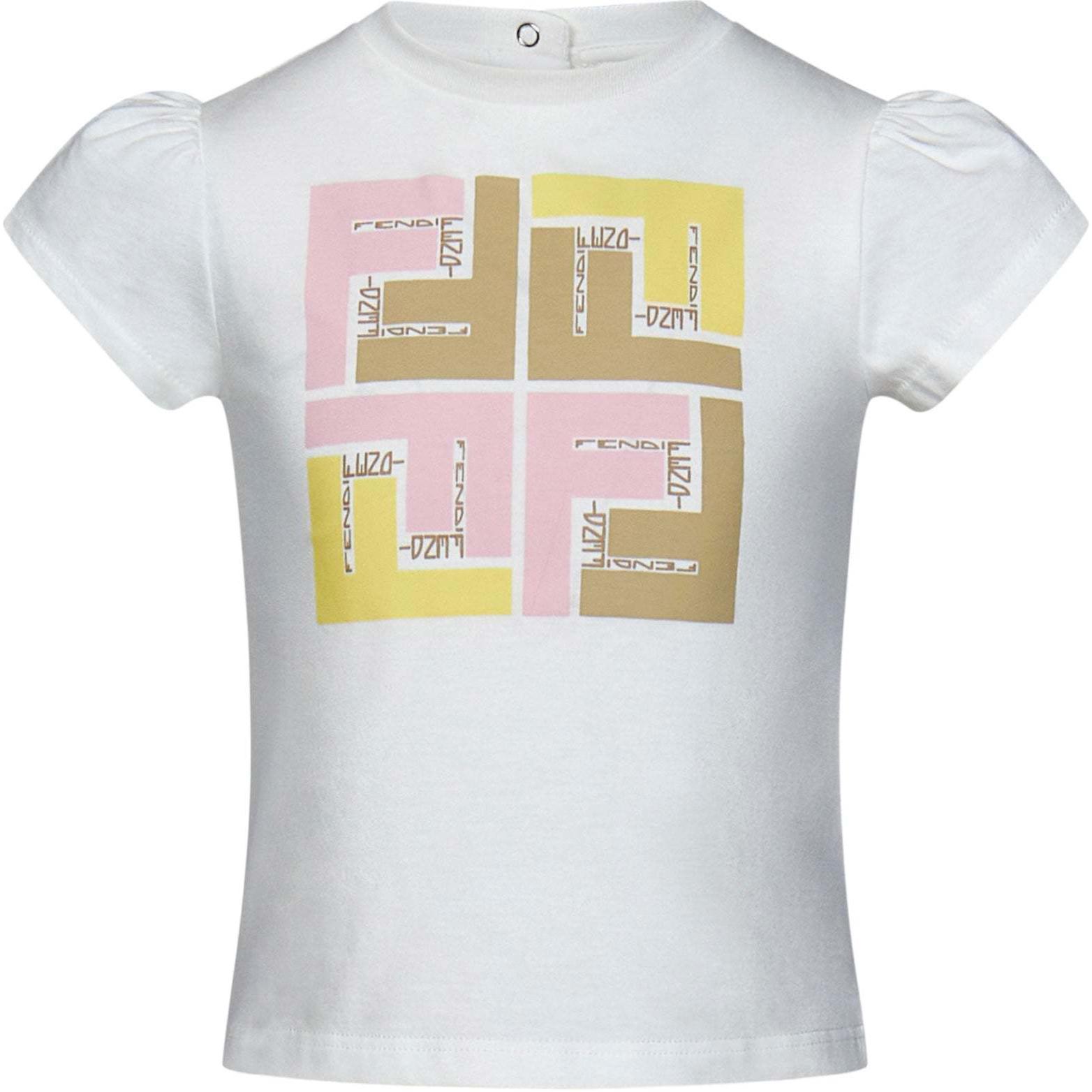 Футболка Fendi T (белая)
