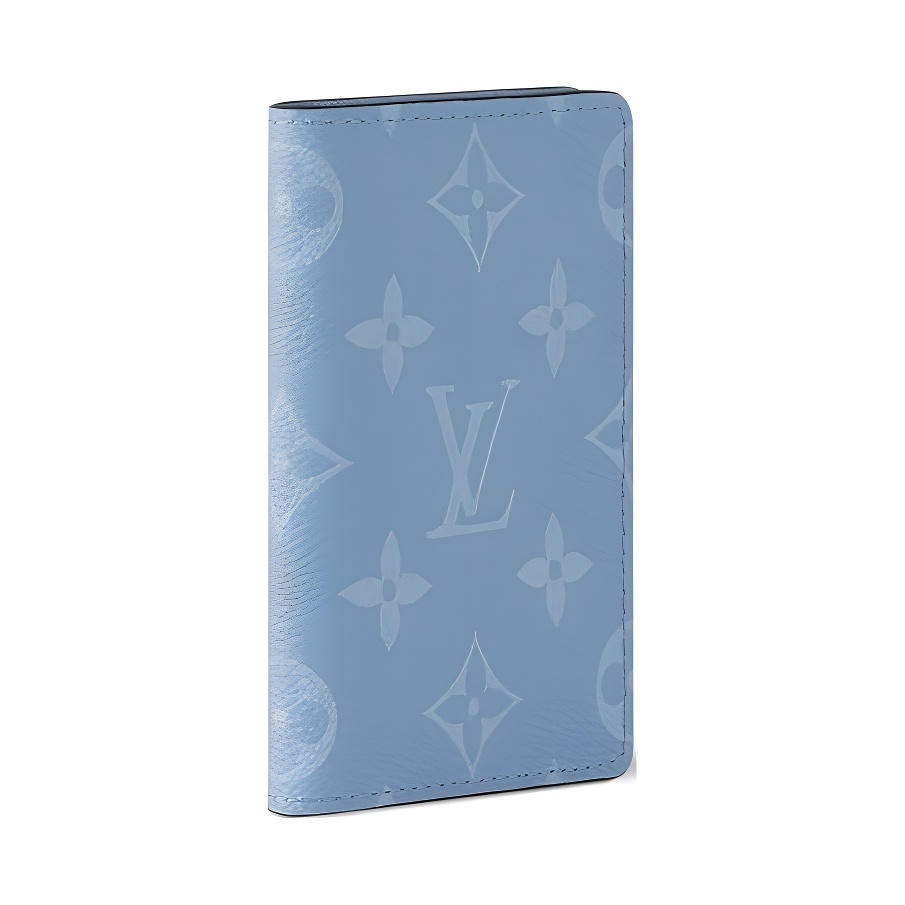 Мужской кошелек Louis Vuitton Pocket Organizer (голубой) — фото 2