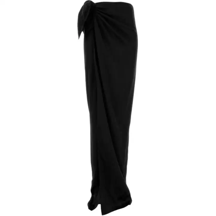 Balenciaga Tie Detailed Wrap Skirt