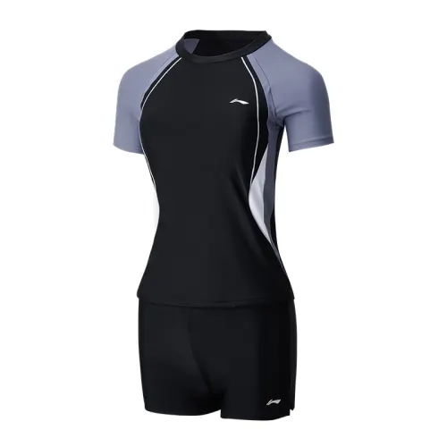 Li Ning Two Piece Swimsuit Women's Black