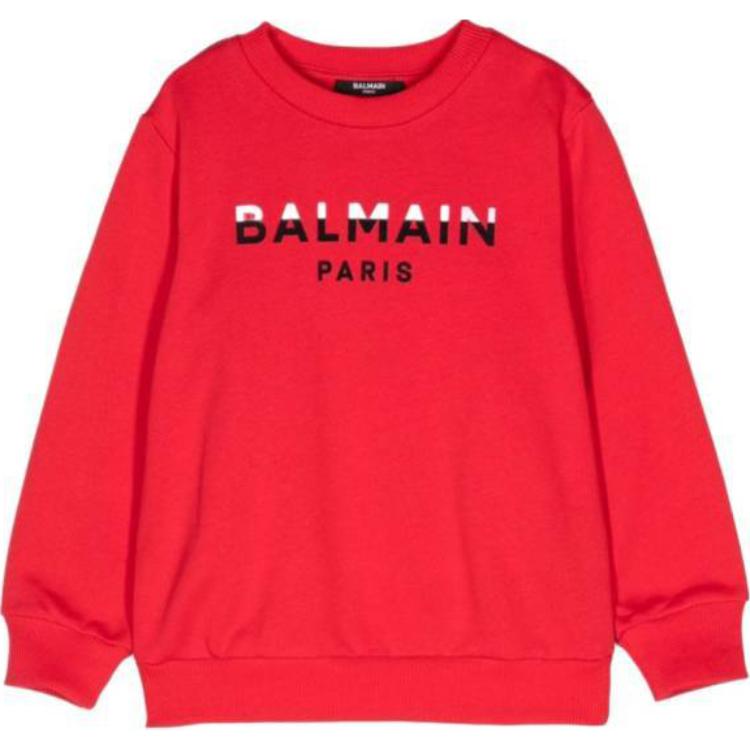 Детский свитшот BALMAIN (красный)