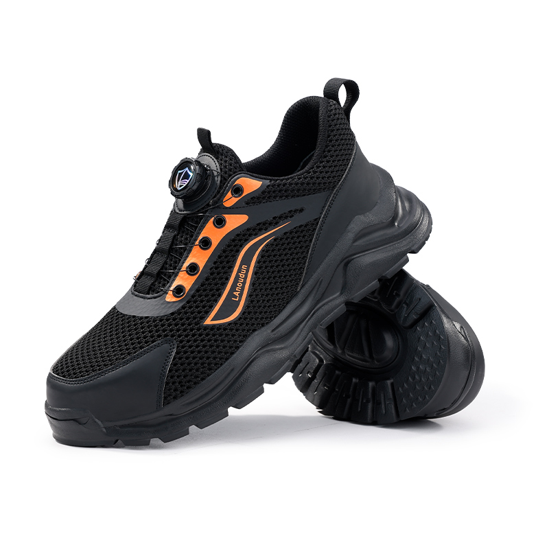 LANOUDUN Breathable, Impact Resistant, Lightweight Low top Outdoor Shoes Unisex Black