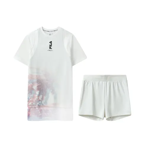 FILA 3.1 Phillip Lim Collaboration Collection Skirt Set Women's Champagne White