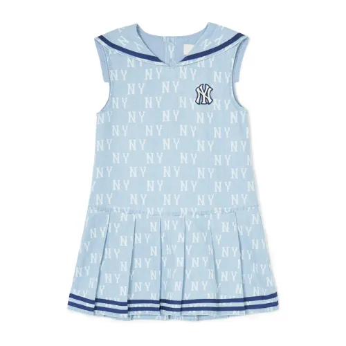 MLB Children's comfortable blue dress sleevless