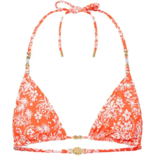 LOUIS VUITTON Palm Print Bikini Top
