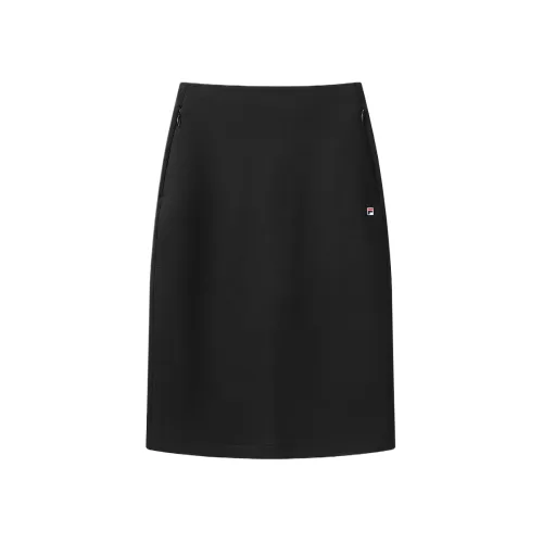 FILA Modern Casual Short Skirts Women's Jet Black