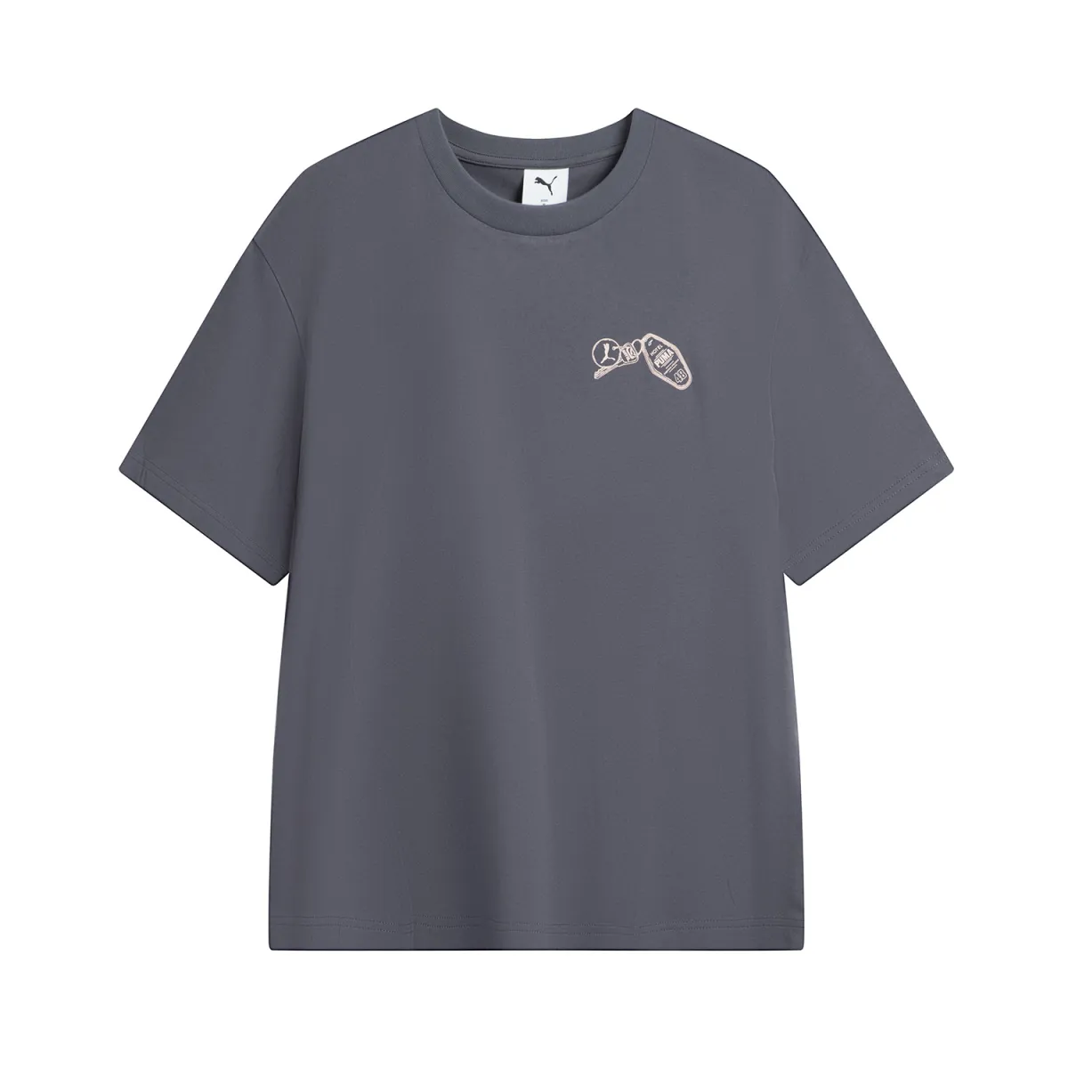 PUMA GRAPHICS PUMA SS25 T Shirt Men's Gray