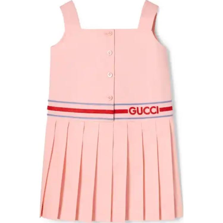 Женское платье Gucci Kids (светло-розовое)