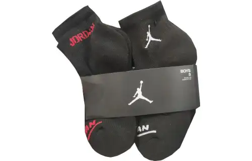 Jordan Sports breathable black children's knee socks for leisure for training, for running