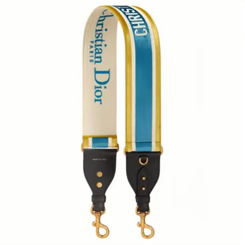 DIOR Embroidery Bag Straps Women's Multicolor
