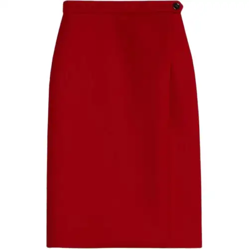 GUCCI x Balenciaga FW23 Casual Long Skirt Women's Red