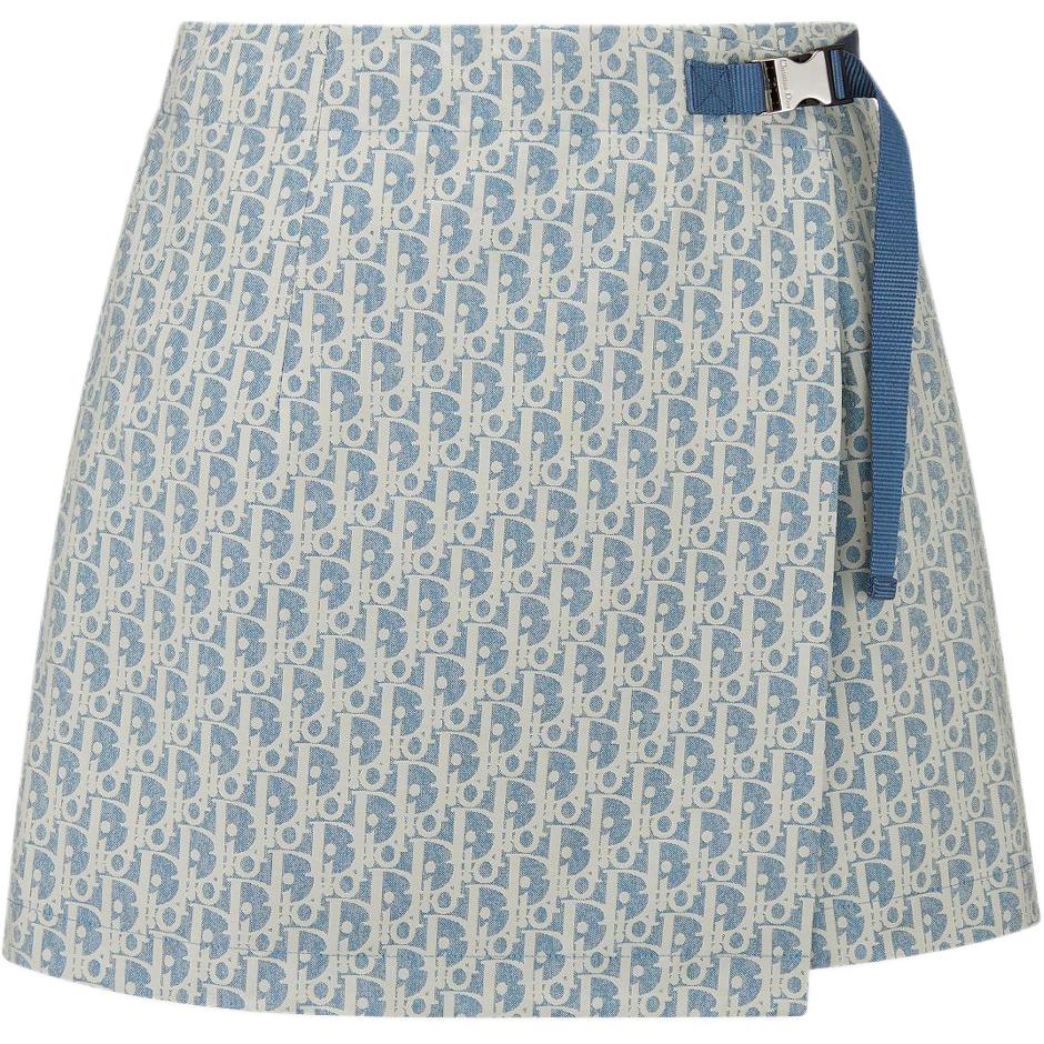 DIOR Dioriviera FW25 Casual Short Skirts Women's Blue