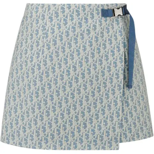 DIOR Dioriviera FW25 Casual Short Skirts Women's Blue