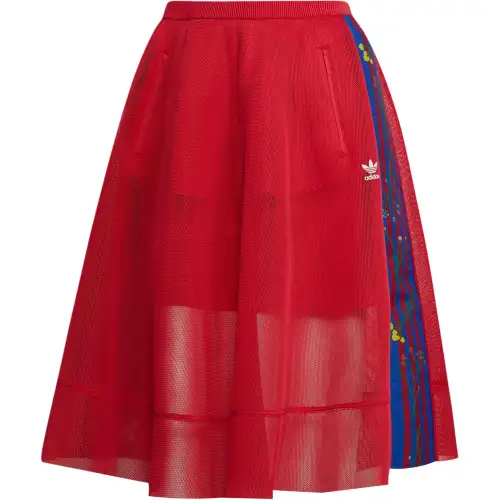 Adidas Originals Casual Long Skirt Women's Red