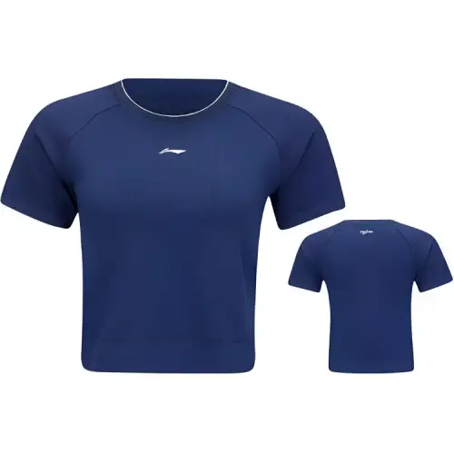 Li Ning Badminton Jersey Women's Crystal Blue
