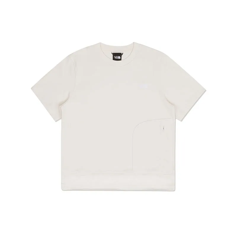 THE NORTH FACE Logo Embroidered Mix T Shirt