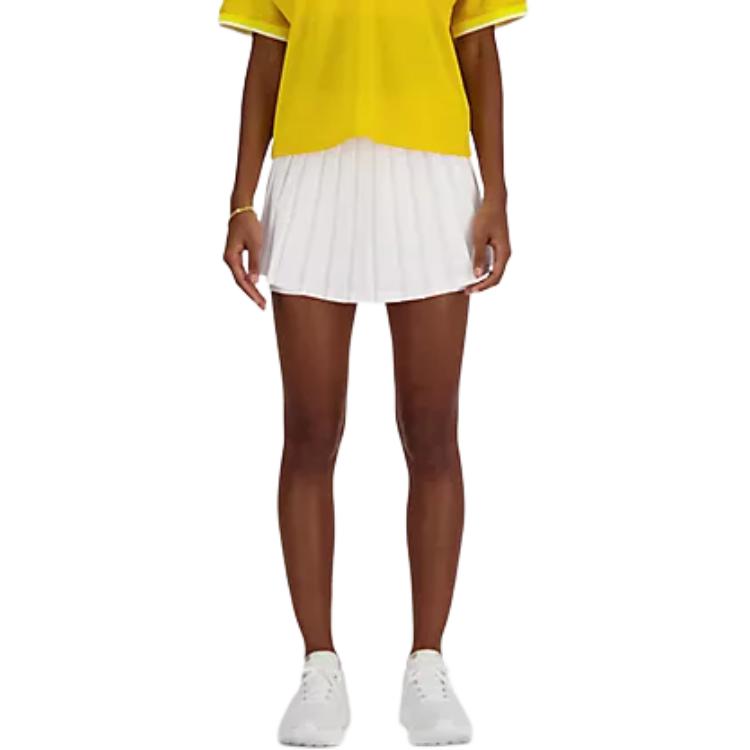 Женские штаны New Balance Tournament Skort Pleated (белые)