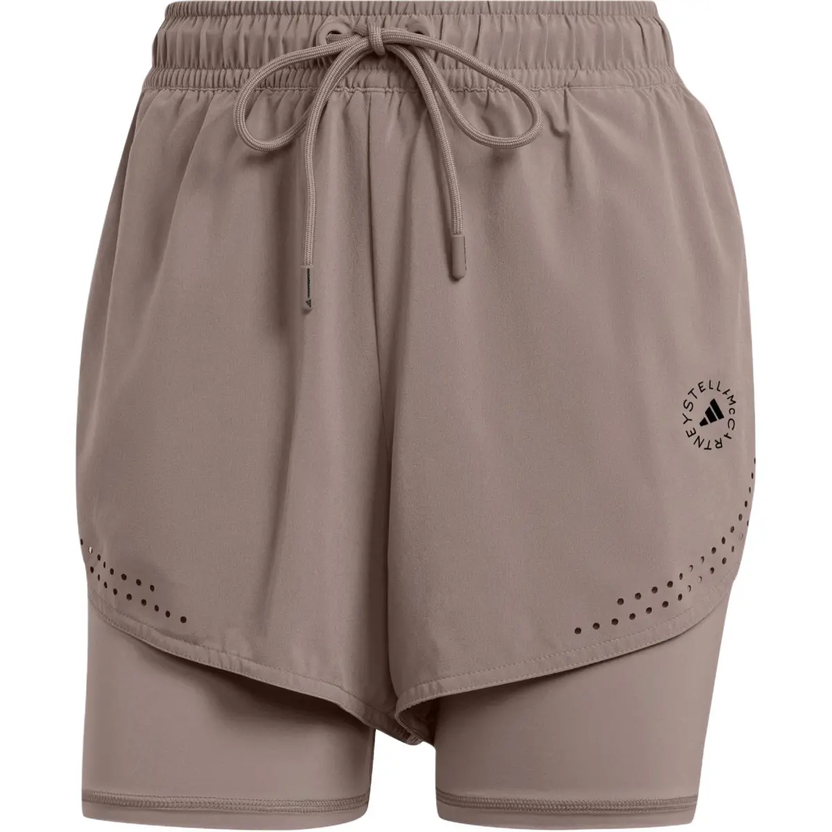 Adidas TRUEPURPOSE 2 in 1 SHORTS Sports Shorts Women's Earth Brown Gray