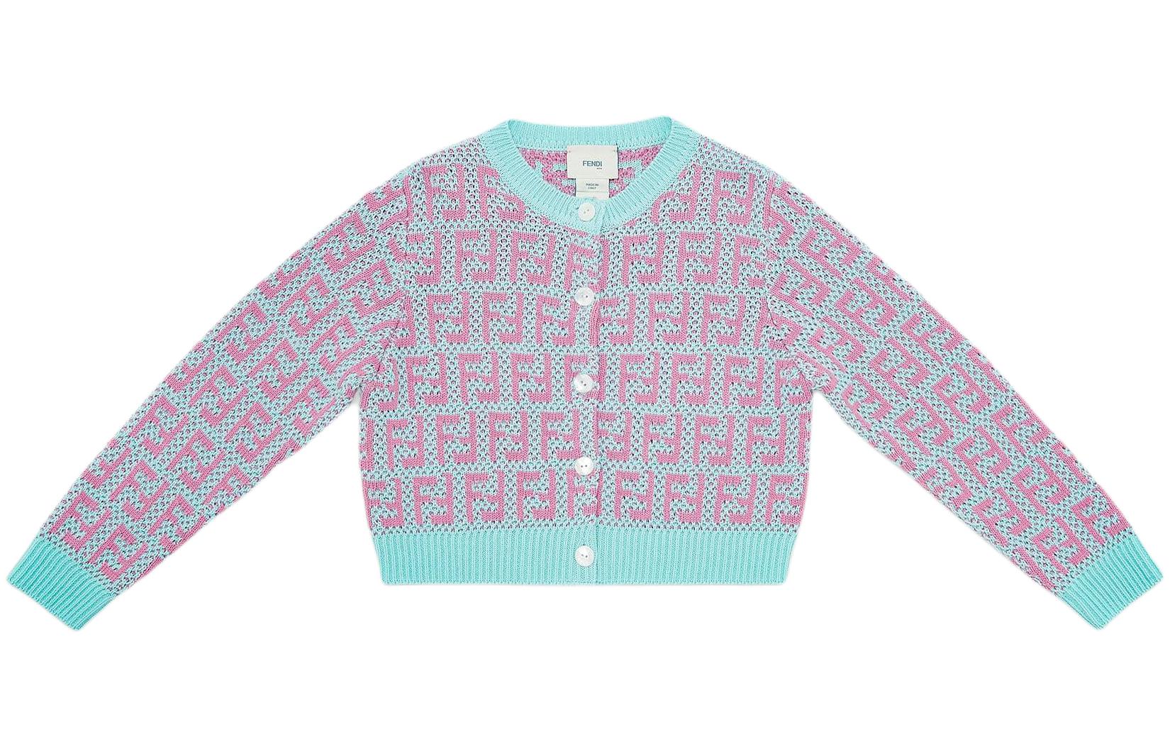 Женская кофта Fendi вязаная (розовая)