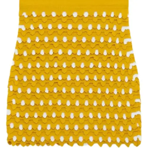 LOEWE Paula's Ibiza Casual Short Skirts Women's Yellow