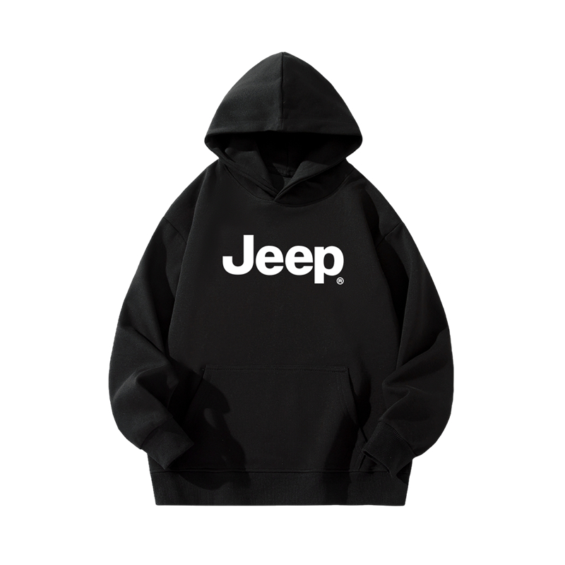 Худи Jeep с принтом (черное)