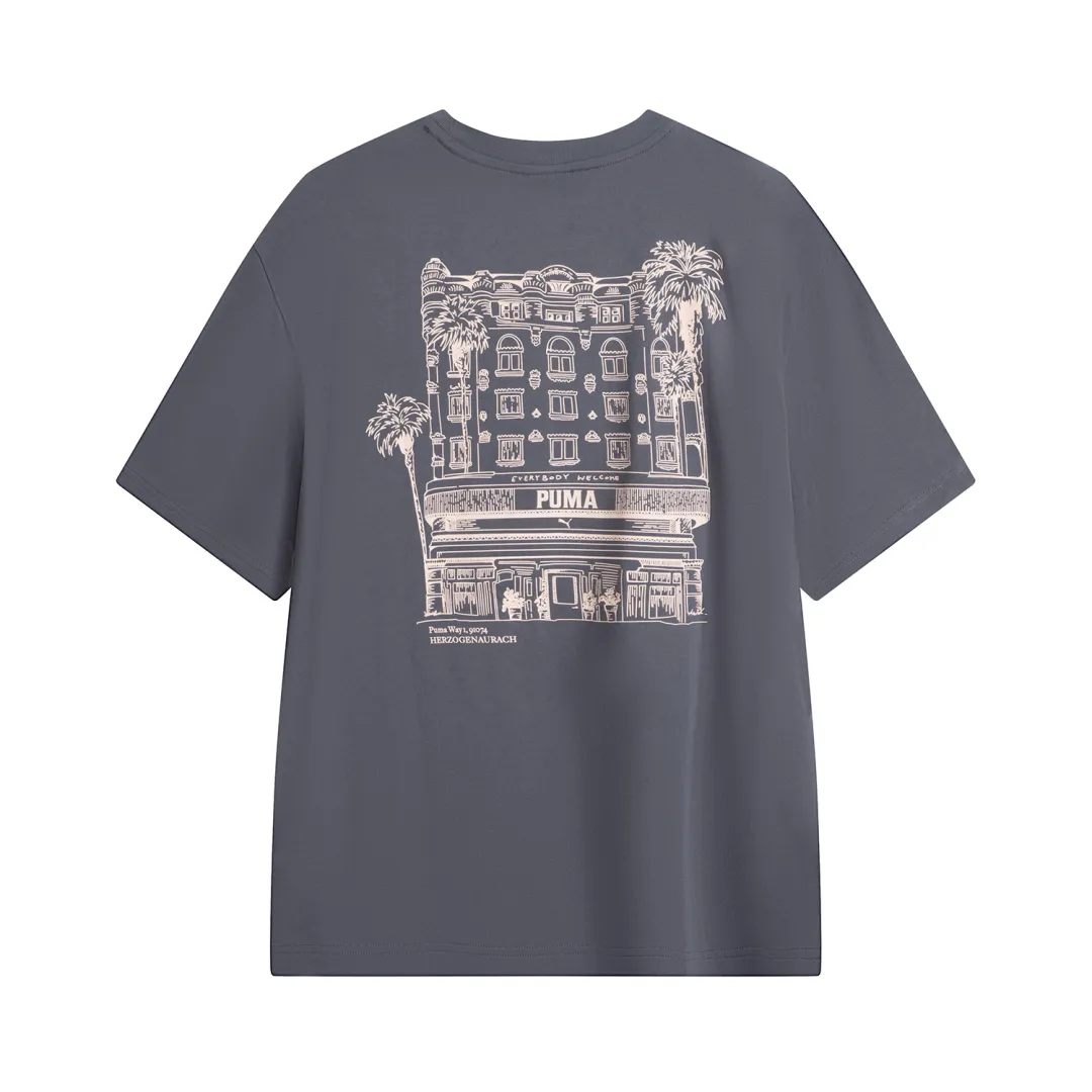 PUMA GRAPHICS PUMA SS25 T Shirt Men's Gray