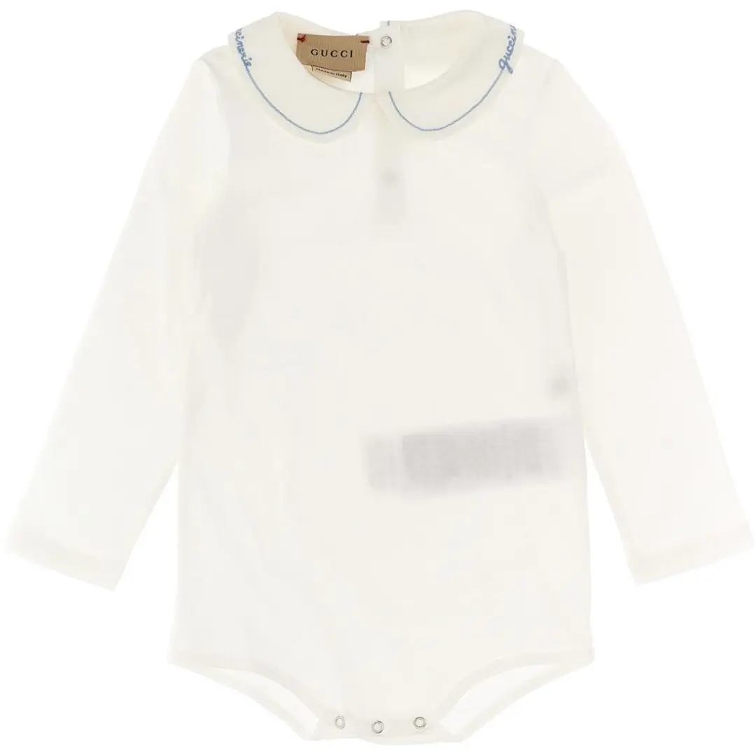 GUCCI Jumpsuit & Crawlers SS23 White Kids'