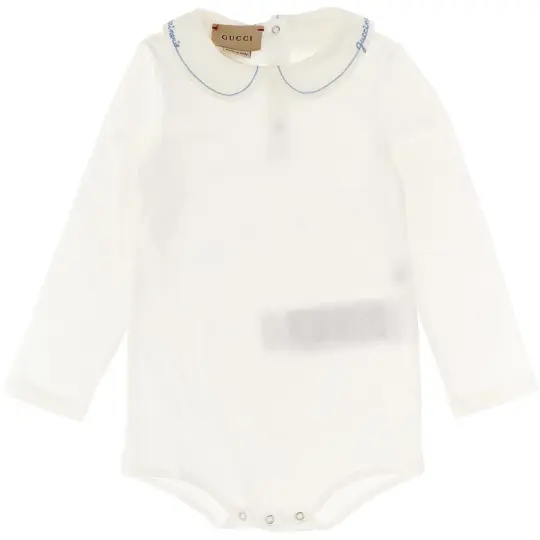 GUCCI Jumpsuit & Crawlers SS23 White Kids'