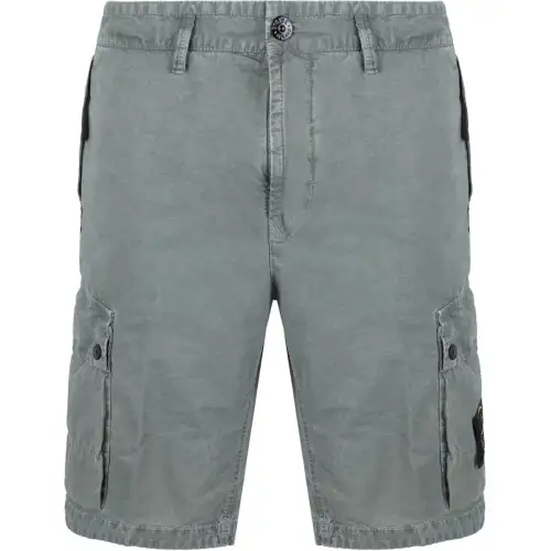 STONE ISLAND Logo Patch Shorts