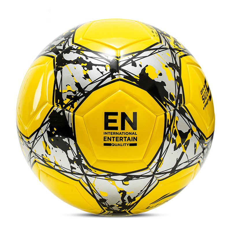 Li Ning Size 5 Soccer Ball TPU Seamless Thermal bonding Unisex Bright Yellow