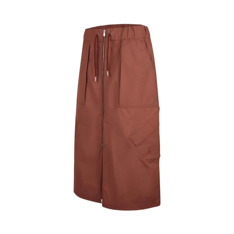 Jordan CHICAGO Casual Long Skirt Women's Brown
