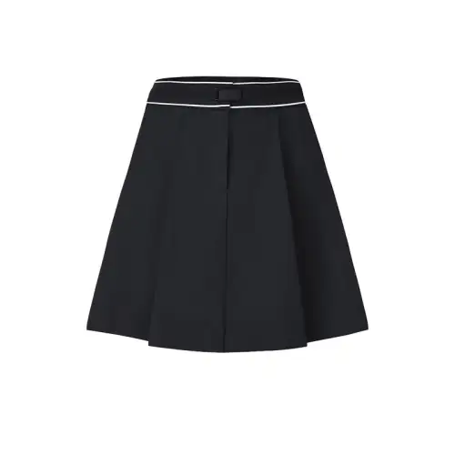 FILA Golf SS25 Casual Short Skirts Women's Pitch Black BK