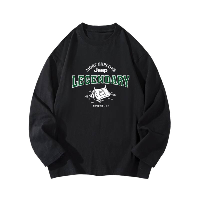Лонгслив Jeep Drop Shoulder T-Shirt (зеленый)