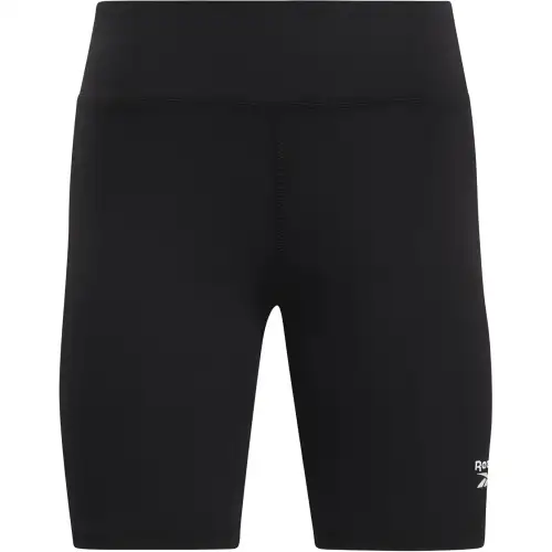 Reebok Identity Small Logo Cotton Bike Short Sports Shorts Women's Black