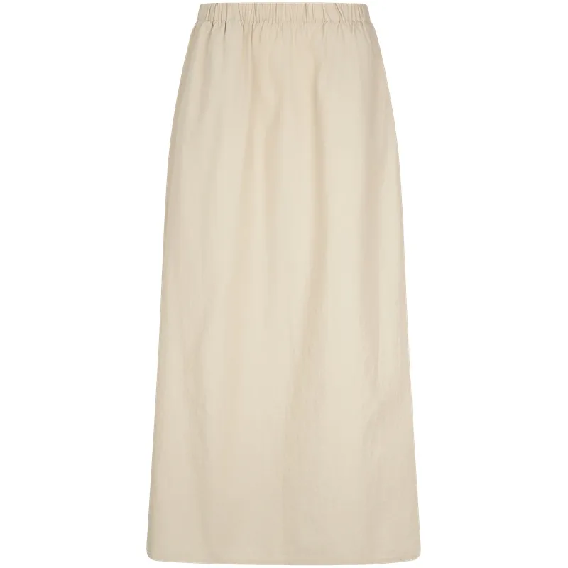 CALVIN KLEIN SS25 Casual Long Skirt Women's PF0 Khaki