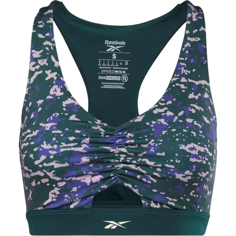 Reebok Modern Safari Bralette Sports Underwear Women's Forest Green